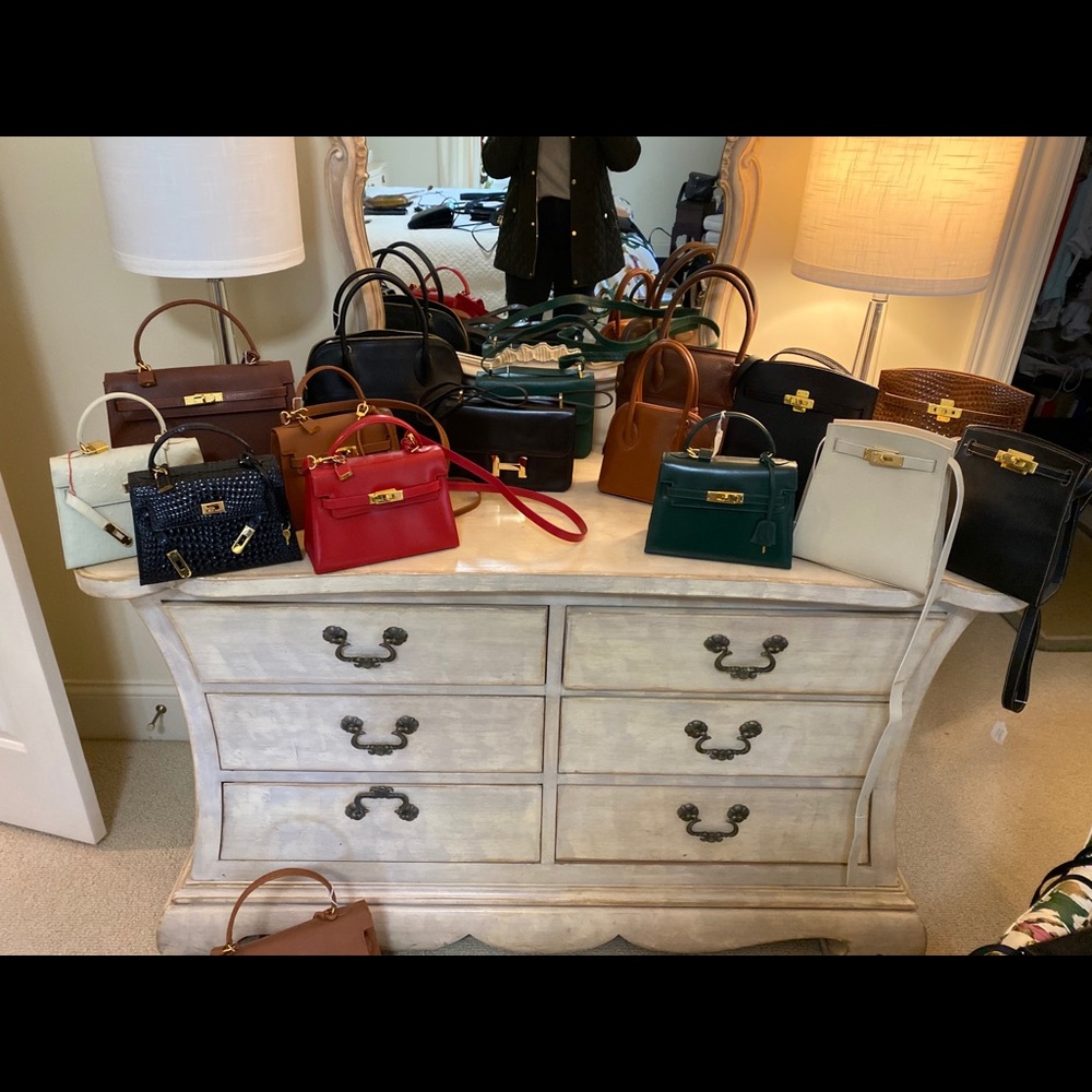 Whole bag collection Hermés Gucci Ferragamo Chanel